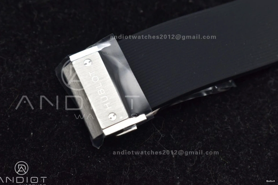 Best Dial Gummy Fusion Black 1:1 45mm RG Classic on Black HBF Strap A2892 Edition 0320